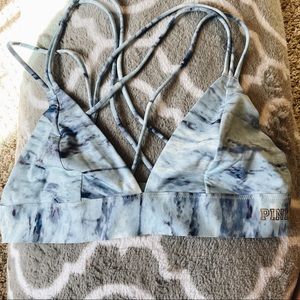VS PINK marble tie dye bralette